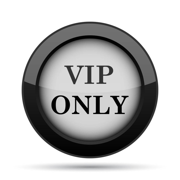 VIP only icon. Internet button on white background - Photo, Image
