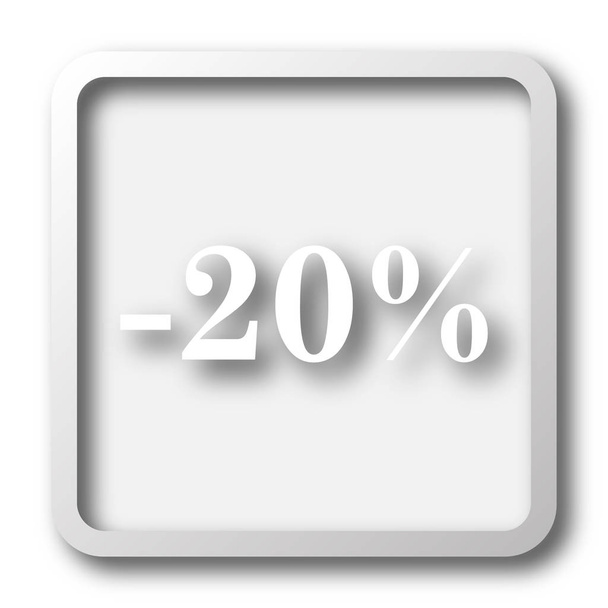 20 percent discount icon - Photo, Image