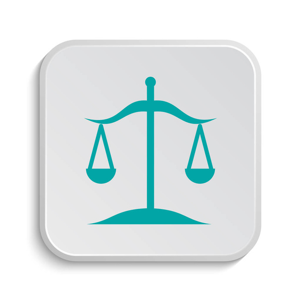 Balance icon. Internet button on white background - Photo, Image