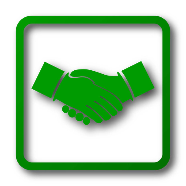 Agreement icon. Internet button on white background - Photo, Image