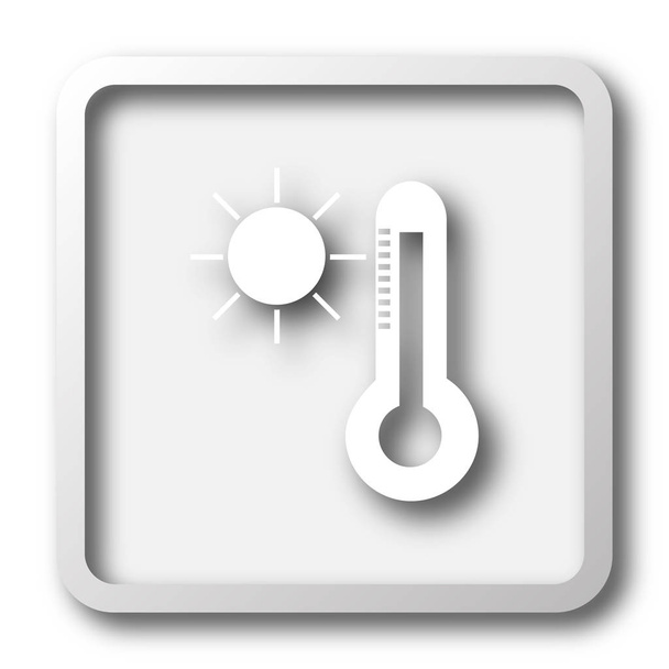 ikona słońce i termometr - Zdjęcie, obraz