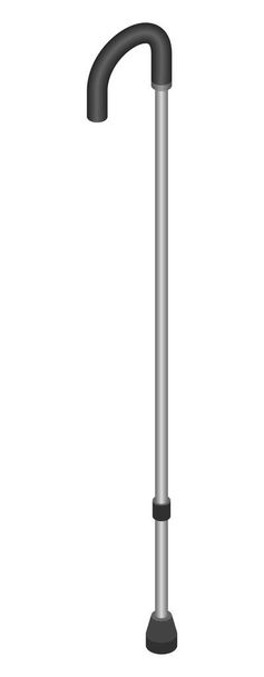 Standing stick icon, isometric style - Vettoriali, immagini