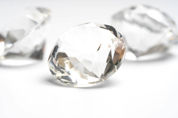 diamond isolated on white background - Фото, изображение