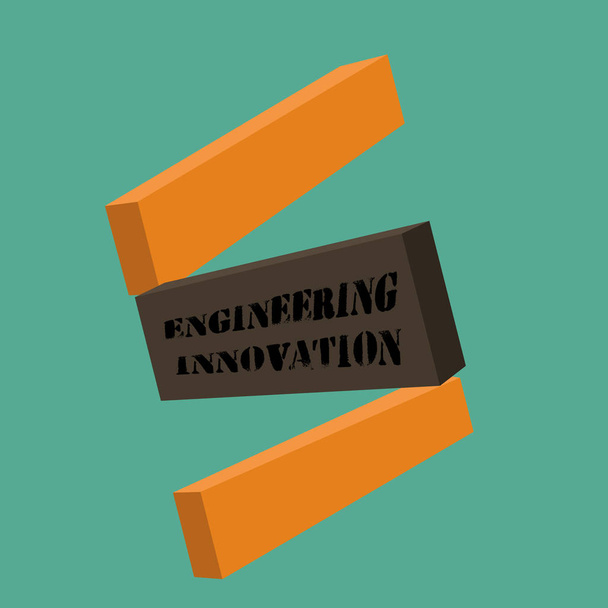 Konceptualne ręczne pismo pokazujące Engineering Innovation. Business photo showcasing Proces wyrażony w formie logicznej i matematycznej - Zdjęcie, obraz
