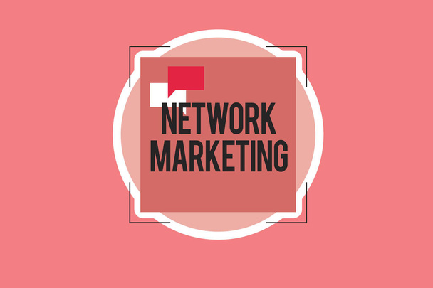 Escritura manual conceptual mostrando Network Marketing. Foto de negocios mostrando Pirámide Venta Multi nivel de comercio de bienes y servicios
 - Foto, Imagen