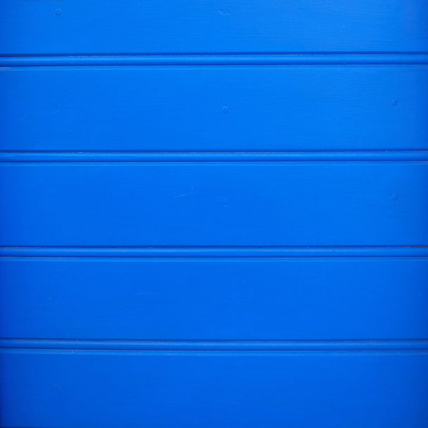 blue wood background - Foto, imagen