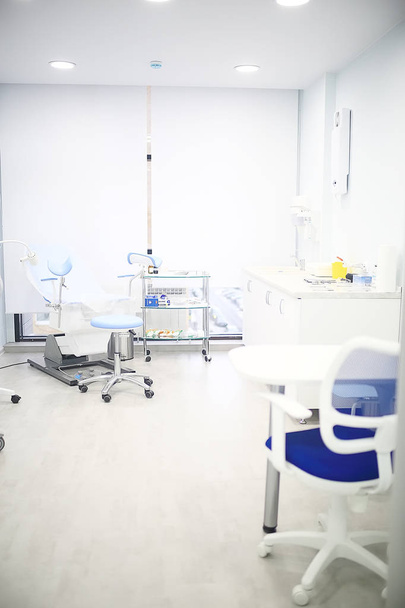 gynecologic chair, medical furniture, hospital - Photo, Image