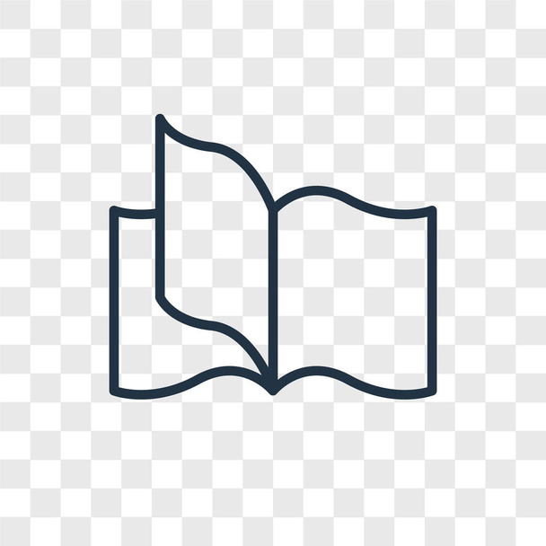 Иконка вектора книги изолированы на прозрачном фоне, концепция логотипа книги
 - Вектор,изображение