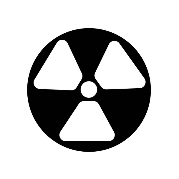Radiation icon vector isolated on white background, Radiation transparent sign - Vektor, obrázek