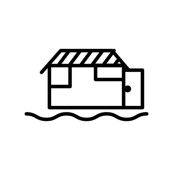 Вектор иконки катера изолирован на белом фоне, прозрачный знак катера, линейный или линейный знак, дизайн элемента в стиле наброска
 - Вектор,изображение