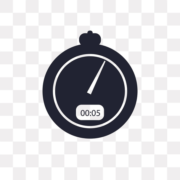 Icona vettoriale del cronometro isolata su sfondo trasparente, concetto del logo del cronometro
 - Vettoriali, immagini
