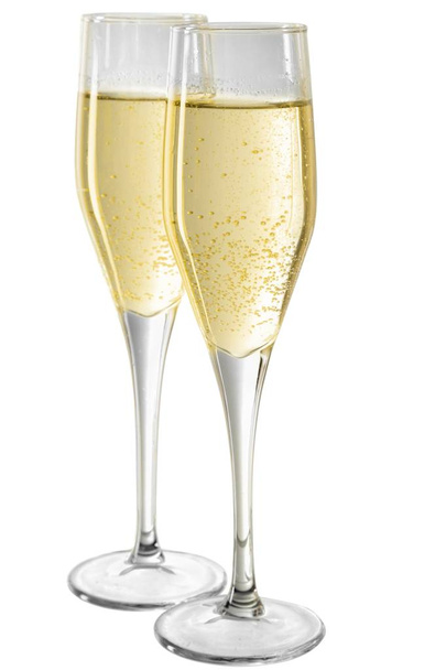 Glasses of champagne, New Year celebration concept - Fotoğraf, Görsel
