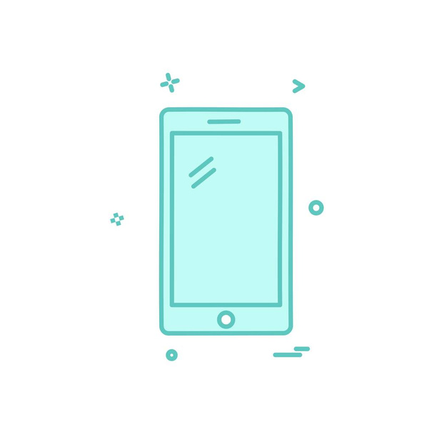 Smart phone icon design vector illustration  - Вектор, зображення