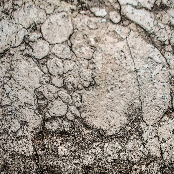 Cracked stone abstract texture background in grey tones - Foto, immagini