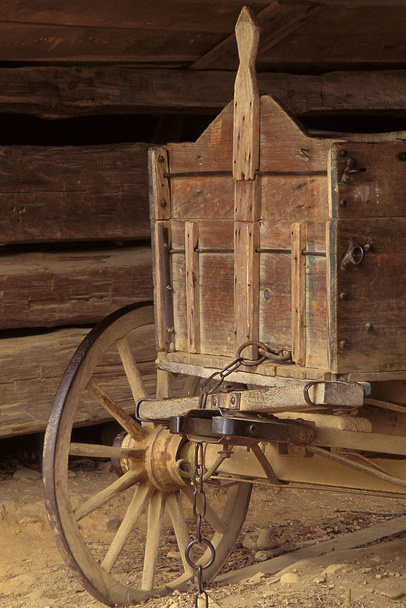 stary drewniany wóz - Zdjęcie, obraz