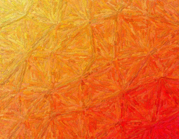 オレンジ色のテクスチャの厚塗り塗装の美しい抽象的なイラスト。あなたのプロジェクトのための良い. - 写真・画像