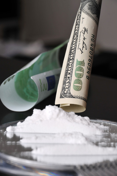 Cocaïne et argent
 - Photo, image