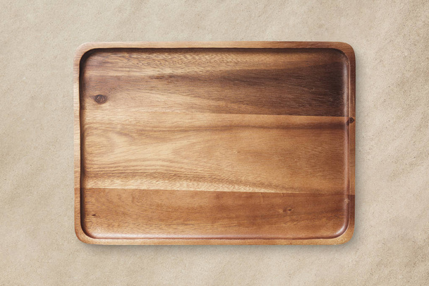 Aislar utensilios de cocina sobre fondo de textura de papel marrón
 - Foto, Imagen