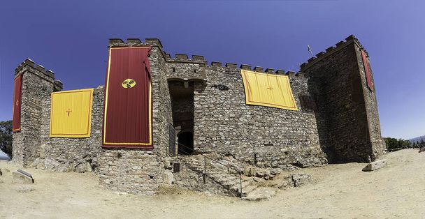 Cortegana zamek średniowieczny święta - Zdjęcie, obraz