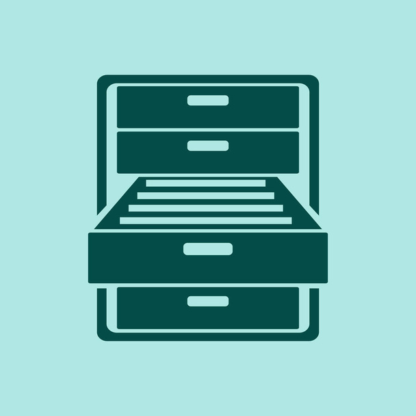 Drawer simple illustration vector - Vector, Image