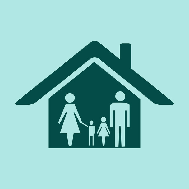 house vector icon illustration  - Vector, Image