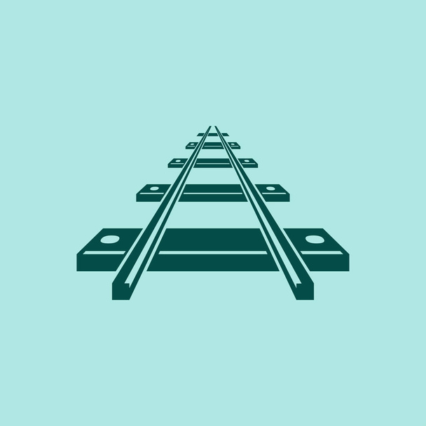railroad vector icon illustration  - Vector, Image