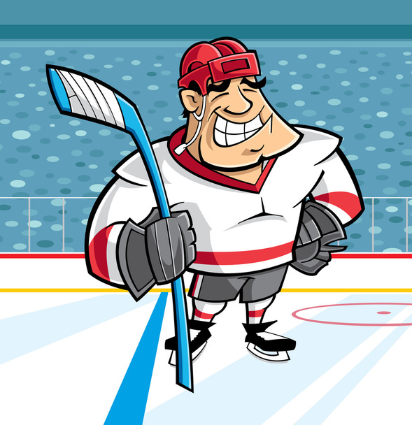 Hockey player - Vector, Image