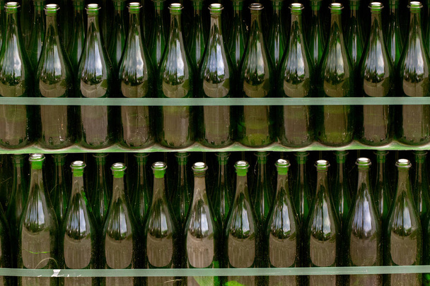 Wine Racks in an old Wine cellar - Photo, Image