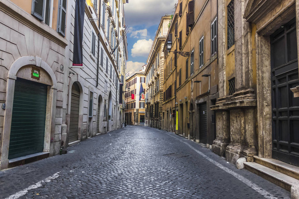 Olasz Street Via dei Prefetti, emberek - Fotó, kép