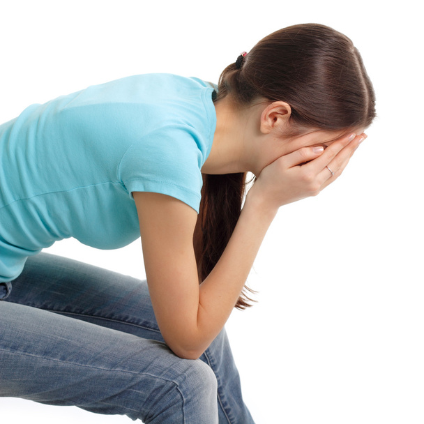 depression teen girl cried - Фото, изображение