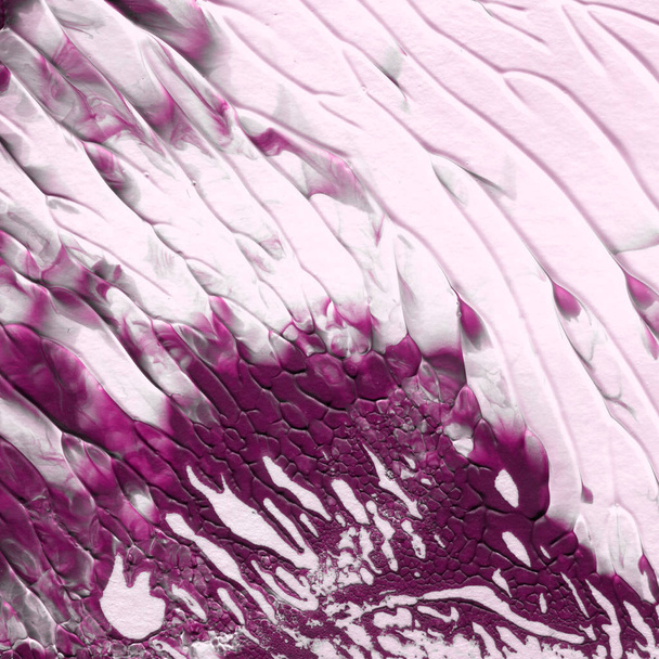 ピンクのアクリル絵具の質感抽象的な背景 - 写真・画像