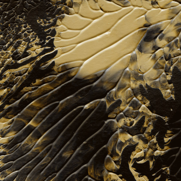Ακρυλικό χρυσό χρώμα υφή, αφηρημένα φόντο - Φωτογραφία, εικόνα