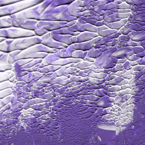 violet acrylic paint texture, abstract background - Photo, Image