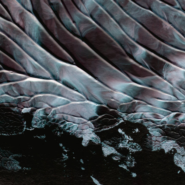 Renkli akrilik boya dokusu, soyut arkaplan - Fotoğraf, Görsel