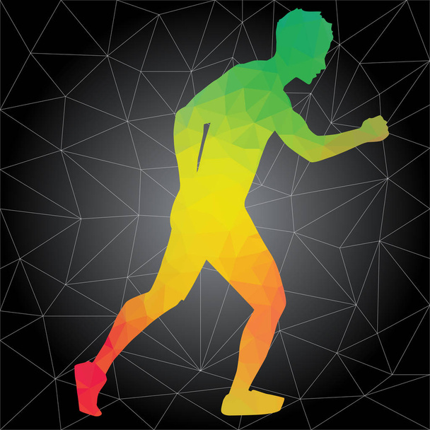 CrossFit kavramı. Vector silhouettes pek çok farklı pozisyonda fitness ve crossfit egzersiz yapıyor insan. Etkin ve sağlıklı bir hayat kavramı - Vektör, Görsel