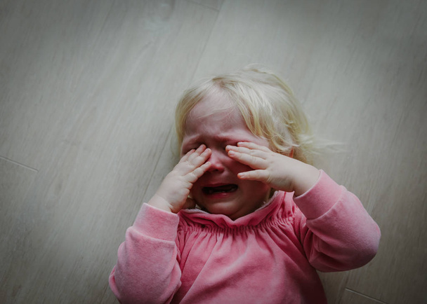 crying child, pain, stress, sadness, despair, abuse - Photo, Image