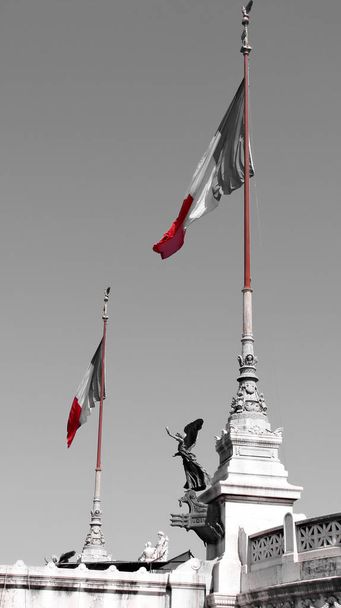 Emlékmű Victor Emmanuel Ii - Róma - Olaszország - Fotó, kép