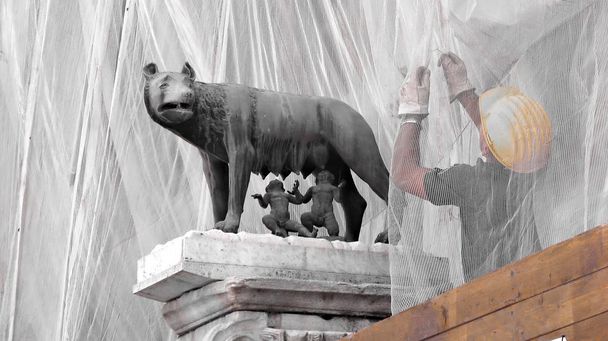 Capitoline Wolf - Rooman symboli - Italia
 - Valokuva, kuva