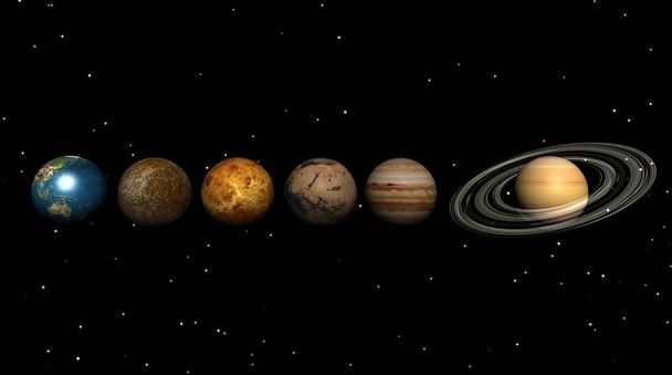 Planètes dans l'univers
 - Photo, image