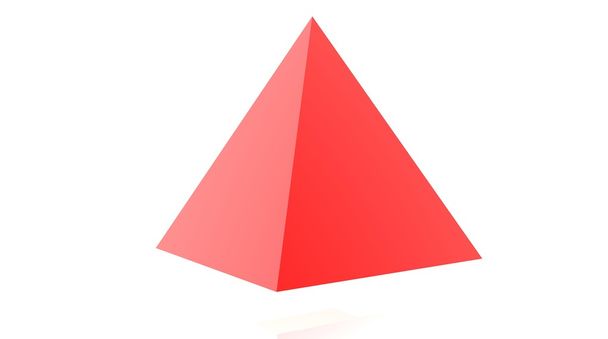 rode piramide - Foto, afbeelding