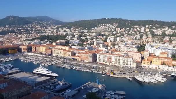 λιμάνι της Νίκαιας, γαλλική Ριβιέρα - Πλάνα, βίντεο