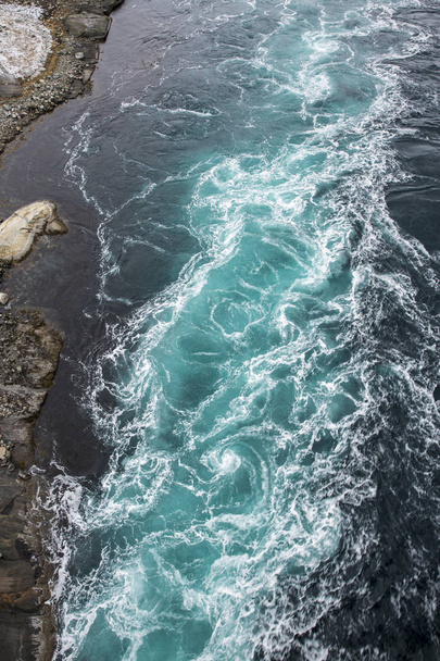 Whirlpool of the maelstrom of Saltstraumen, Nordland, Νορβηγία - Φωτογραφία, εικόνα