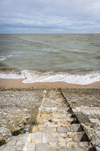 Küstenblick, am Meer bei ile de re, Frankreich - Foto, Bild