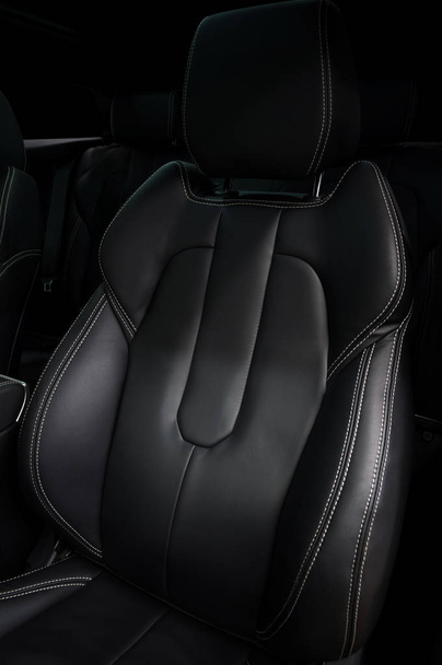 Modern car leather seat.  - Photo, Image