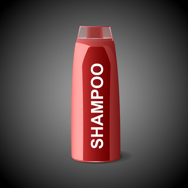 Vector shampoo bottle vector illustration  - Vector, Image
