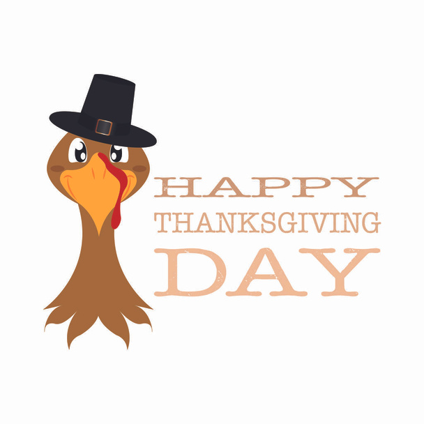 happy Thanksgiving day - Vector, Image