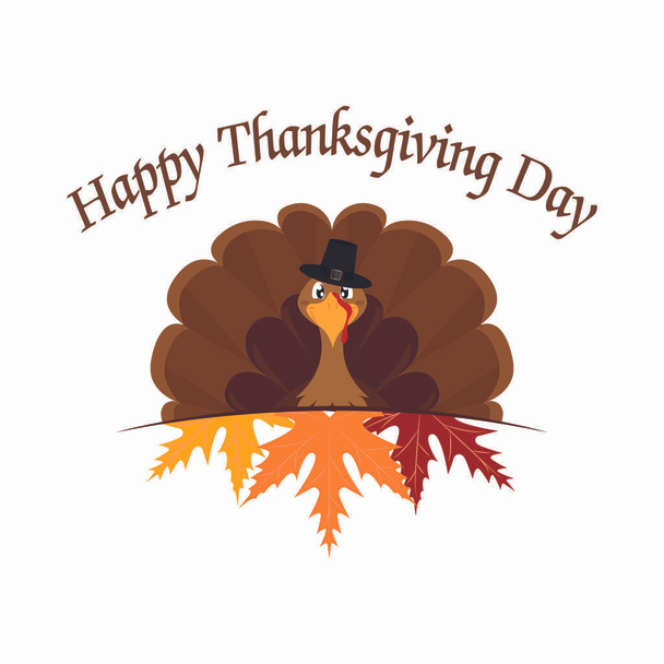 happy Thanksgiving day - Vector, Image