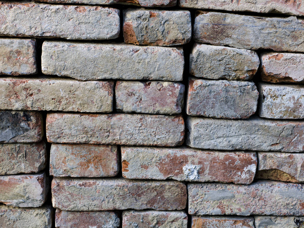 old weathered bricks wall background - Zdjęcie, obraz