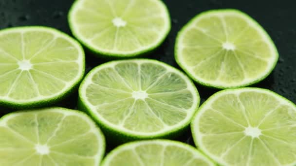 Slices of sour fresh lime  - Footage, Video