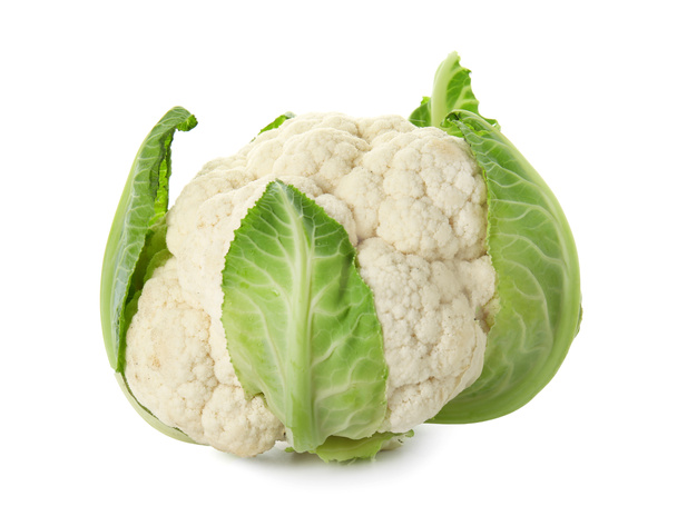 Cauliflower cabbage on white background - Photo, Image